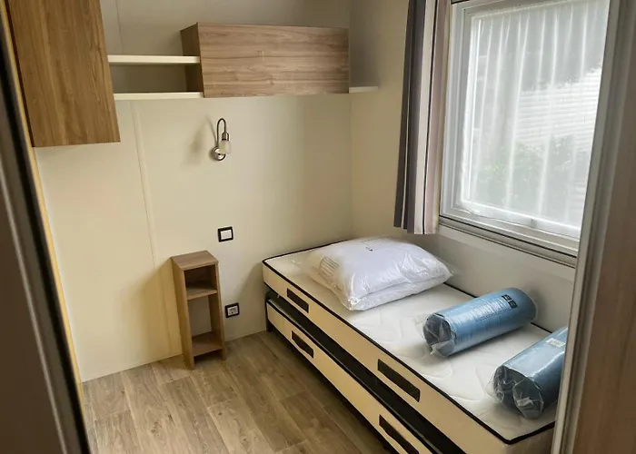 キャンプ場 Mh 305 3 Et 1 Salle De Bain Dan 4 Etoiles サン・ジュリアン・アン・ボルヌ